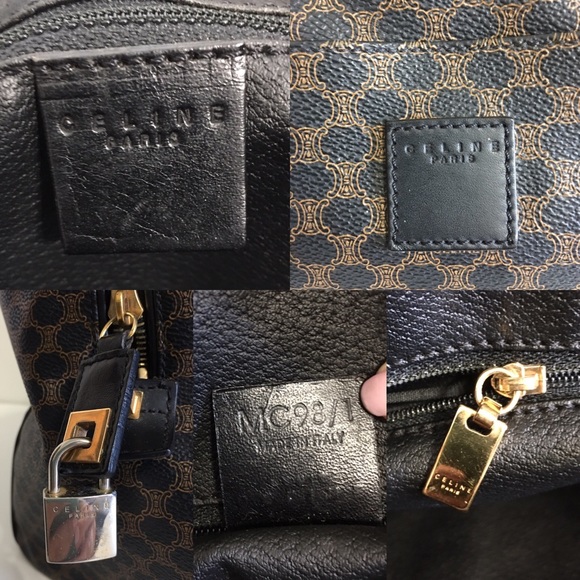 Authentic Celine Coated Canvas Travel bag brown - Picture 6 of 8